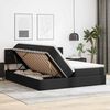vidaXL Letto con Contenitore Nero 180 x 200 cm Pelle Sintetica