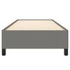 vidaXL Giroletto senza Materasso Grigio Scuro 90x200 cm Tessuto