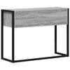 vidaXL Tavolino Grigio Sonoma 100 x 36 x 75 cm Legno multistrato
