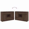 vidaXL Credenza Rovere Marrone 100 x 30 x 65,6 Legno multistrato