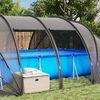vidaXL Tenda da piscina a cupola Trasparente 538 x 440 x 204 cm