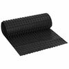 vidaXL Foglio di drenaggio stampato Nero 0,5 x 20 m HDPE