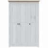 vidaXL Armadio a 3 Ante Bianco 118x50x171,5cm in Pino Panama Range