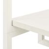 vidaXL Armadio Bianco 60x40x213 cm Metallo e Legno Multistrato