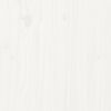 vidaXL Giroletto Bianco in Legno Massello 150x200 cm King Size