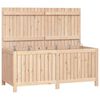 vidaXL Contenitore da Giardino 134x68x64 cm in Legno Massello di Pino