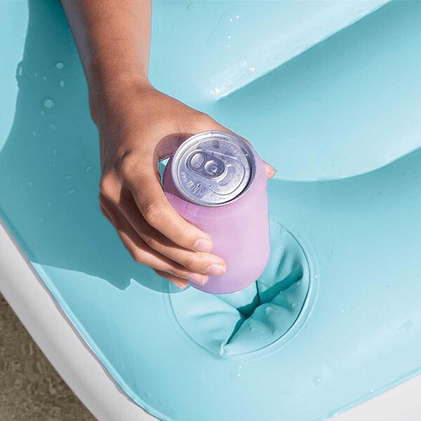 Intex Lettino Gonfiabile Blu 310x183 cm Vinile