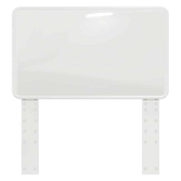 vidaXL Testiera Bianco Lucido 75 cm Legno multistrato