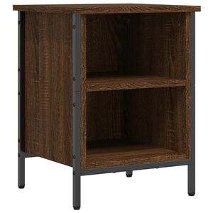 vidaXL Scarpiera Rovere Marrone 38x35x50 cm in Legno Multistrato