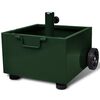 vidaXL Fioriera da Esterno con Supporto Ombrellone Verde