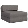 vidaXL Divano Letto Pieghevole Grigio Chiaro 60 x 70 x 41 cm Tessuto