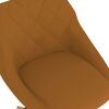 vidaXL Sedie da Pranzo Girevoli 2 pz Marroni in Velluto