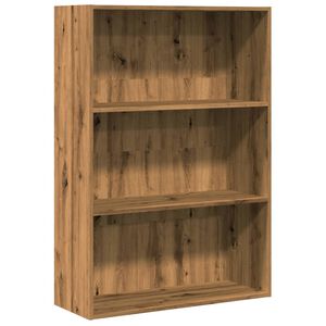 vidaXL Libreria Rovere Artigianale 80x30x114 cm in Legno Multistrato