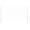 vidaXL Recinzione con Posto Argento 1 x 50 m Acciaio