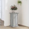 vidaXL Supporto per Piante Grigio Sonoma 33x33x60 cm Legno Multistrato