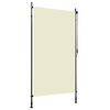 vidaXL Tenda a Rullo per Esterni 120x270 cm Crema
