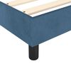 vidaXL Struttura Letto a Rete a Molle Blu Scuro 90x190 cm in Velluto