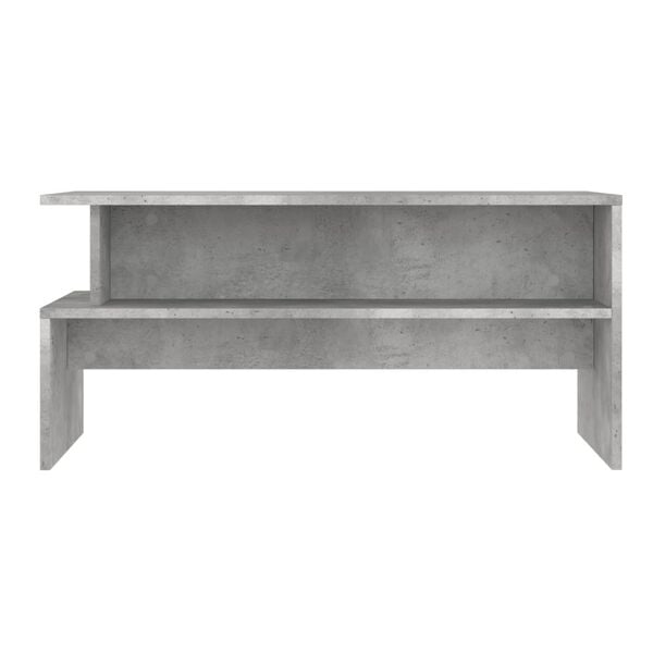 vidaXL Tavolino Salotto Grigio Cemento 90x55x42,5 cm Legno Multistrato