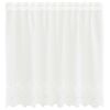 vidaXL Tenda in Pizzo Bianco 80 x 150 cm Poliestere