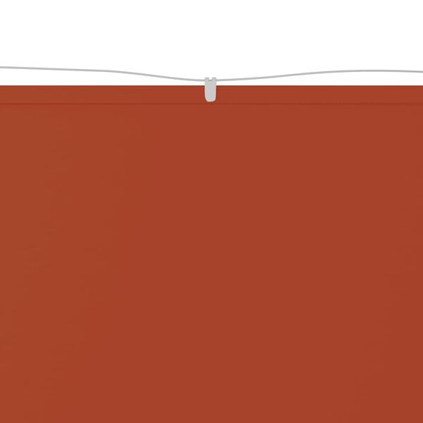 vidaXL Paravento Verticale Terracotta 140x360 cm in Tessuto Oxford