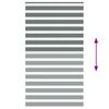 vidaXL Tenda a Rullo Zebra Larghezza Tessuto 120,9 cm Poliestere