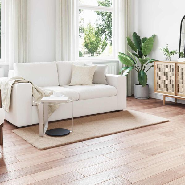 vidaXL Tappeto in Pelliccia Sintetica di Coniglio Olite Talpa