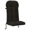 vidaXL Cuscino per Lounger Sole PUTTEN 100% Poliestere Nero