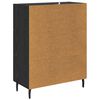 vidaXL Credenza con cassetto Rovere Nero 69,5 x 34 x 90 cm