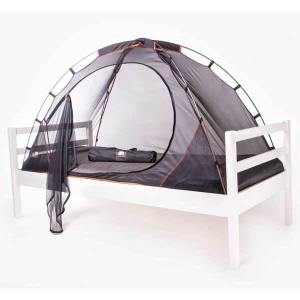 DERYAN Tenda per Dormire con Zanzariera 200x90x110 cm Nero