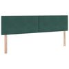 vidaXL Letto con Contenitore con materasso Verde Scuro 90 x 200 cm