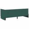 vidaXL Cornice del letto ad angolo Verde Scuro 80 cm x 200 cm Velluto