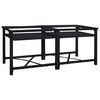 vidaXL Pedestallo per Lavatrice 2 pcs Nero 120 x 56 x 52 cm Acciaio