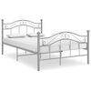 vidaXL Giroletto Grigio in Metallo 120x200 cm