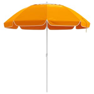 vidaXL Ombrello da giardino 160 cm Poliestere 170T Arancione