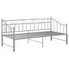 vidaXL Telaio Divano Letto Estraibile Grigio in Metallo 90x200 cm