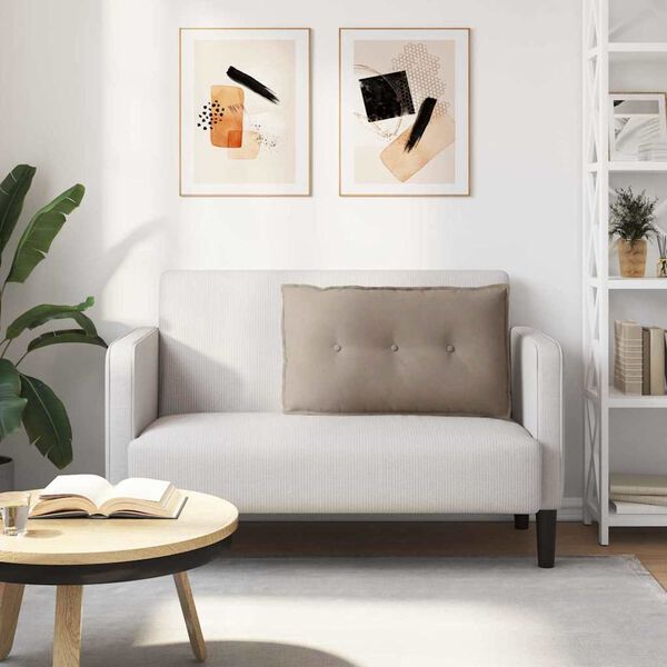 vidaXL Cuscino per Schiena Talpa 80 x 50 cm Tessuto in Microfibra