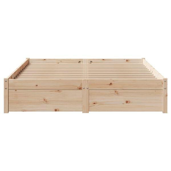 vidaXL Letto senza Materasso 120x200 cm in Legno Massello di Pino