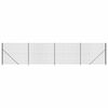 vidaXL Recinzione Metallica con Flangia Antracite 1,6x10 m