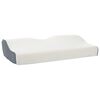 vidaXL Cuscino cervicale Bianco Schiuma Memory 59 x 34,5 x 12 cm