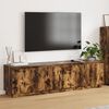 vidaXL Mobile TV Rovere fumé 180 x 38 x 49 cm Legno multistrato