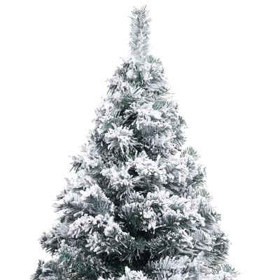vidaXL Albero di Natale Preilluminato con Palline Verde 150 cm PVC