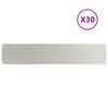 vidaXL Bordure per Prato 30 pz 20x103 cm Acciaio Inossidabile