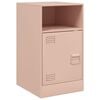 vidaXL Comodino Rosa 34,5x39x62 cm in Acciaio