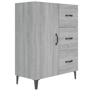 vidaXL Credenza Grigio Sonoma 69,5x34x90 cm in Legno Multistrato