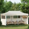 vidaXL Tenda Party Crema 291 x 580 x 315 cm Tessuto Oxford