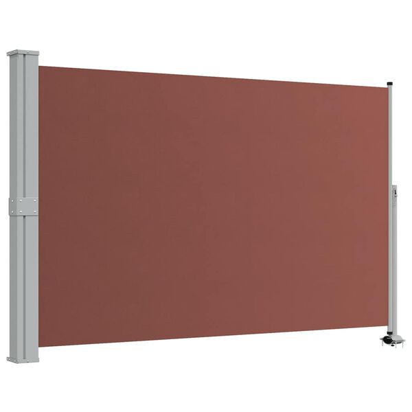 vidaXL Tenda Laterale Retrattile per Patio 160x300 cm Marrone