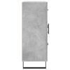 vidaXL Credenza Grigio Cemento 69,5x34x90 cm in Legno Multistrato