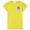 Maglietta per Bambine Giallo Brillante 140