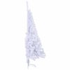 vidaXL Albero di Natale artificiale Bianco 150 cm PVC e Acciaio