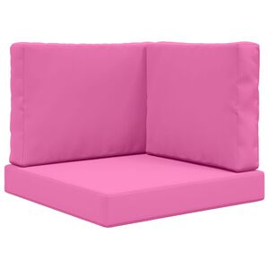 vidaXL Cuscino per divano da esterno Poliestere Rosa 60 x 60 cm